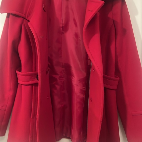 Tahari beautiful red wool Double-Breasted Coat - Picture 4 of 4